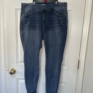Lane Bryant Blue Skinny Jeans Classic Fit